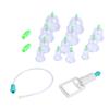ORFOFE 12pcs Vacuum Cupping Device Set Chinese Cupping Therapy for Massage Abs Material Body Suction Cups view 2