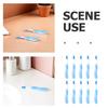 SKISUNO 10pcs Folding Travel Toothbrush Soft Bristles for Camping and Travel Trips Portable and Convenient for Adults Random Color view 3