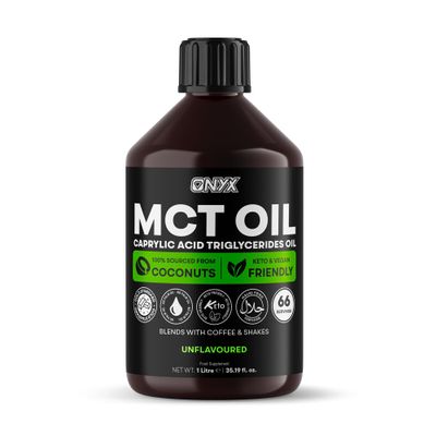1L PURE MCT Oil - 100% Pure Premium MCT C8 & C10 Coconut Oil, Sustainably Sourced, Boosts Ketones 3X More Than Other MCTs (Pure MCT Oil [C8 & C10], 1 Litre)