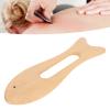2Pcs Wooden Gua Sha Board Fish Shape Polished Beech Sturdy Safe Smoothing Wooden Scraping Tool for Arms Legs Back view 4