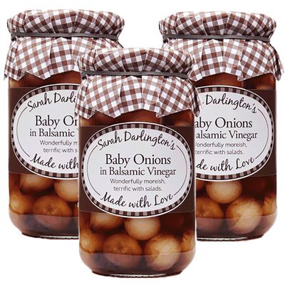 FreshCart Basics Mrs Darlington's Baby Onions in Balsamic Vinegar - 450g - Pack of 3