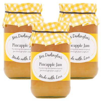 FreshCart Basics Mrs Darlington's Pineapple Jam - 340g - Pack fo 3