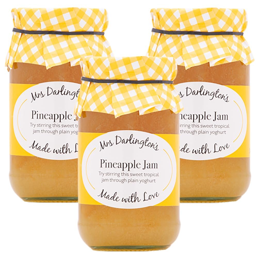 FreshCart Basics Mrs Darlington's Pineapple Jam - 340g - Pack fo 3