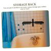 Ciieeo Bathroom Shelves Draining Soap Dish Shower Soap Dish Self Adhesive Vintage Style view 3