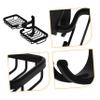 Ciieeo Bathroom Shelves Draining Soap Dish Shower Soap Dish Self Adhesive Vintage Style view 4