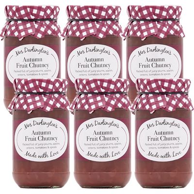 FreshCart Basics Mrs Darlington's Autumn Fruit Chutney - 312g - Pack of 6