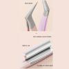 ANKROYU False Eyelash Tweezers, Lash Tweezers, 7 Shape Curved Tip Stainless Steel Lash Tweezers, Cluster Lash Tweezers, Stainless Steel Bent Lash Tweezers for Eyelash Extensions view 3