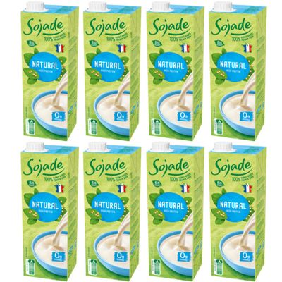 KoalaKoi Organic Sojade soya milk Unsweetened, No Sugar Added (8x1L)