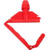 Baluue Commercial Mop Clamps- Head Mop Handle -Heavy Duty Mop Head Replacement Holder Gripper Mop Wet Mop Handle Clamp Mop Handles for Wet Mop Red
