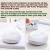 HAZARA Fire Humidifier 7 Flame Colors Changing Noiseless, 200ml Flame Diffuser Humidifier with No-Water Auto-Off Protection for Bedroom,Office,Yoga,Wood-Grain view 4