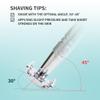 BAILI Double Edge Safety Razor Reusable Manual Rust-proof Stainless DE Wet Shaving for Men Women Beard Bikini Armpit Leg Hair Removal BDB2D view 3