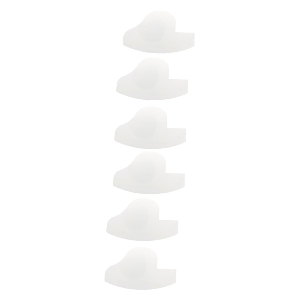 FRCOLOR 6pcs Hairline Drawing Card Beard Applicator Barber Supply Tool for Fade Guide and Beard Shaper