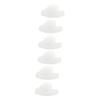 FRCOLOR 6pcs Hairline Drawing Card Beard Applicator Barber Supply Tool for Fade Guide and Beard Shaper view 1