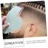 FRCOLOR 6pcs Hairline Drawing Card Beard Applicator Barber Supply Tool for Fade Guide and Beard Shaper view 3