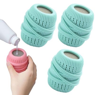 Ball Dispenser for Fabric Softener, Washing Machine Laundry Ball, Downy Ball Dispenser, Fabric Softener, Dispenser Laundry Balls, Reusable Dryer Balls, Fabric Softener Balls for Washer (Color : 3pcs