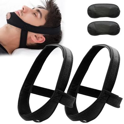 1/2Pcs Oraclose Jaw Strap - Oraclose Jaw Strap for Snoring, Oraclose Chin Strap, Anti Snore Chin Strap, Chin Strap for Snoring, Snoring Chin Strap, Effectively Reduce Snoring (Black*2)