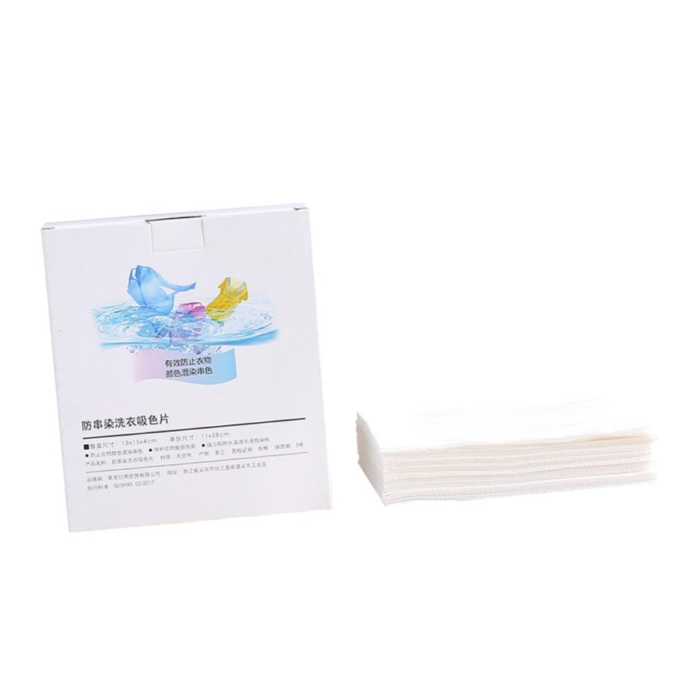 Beavorty Washing Tablets for Clothes Laundry Paper of Dye Absorption Lightweight Portable