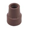 1pc 19mm Rubber Trekking Pole Cap Walking Stick Crutch Ferrule Non-Slip Foot Cover for Trekking Pole Cane Crutch Chairs (Color : Brown) view 1