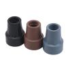 1pc 19mm Rubber Trekking Pole Cap Walking Stick Crutch Ferrule Non-Slip Foot Cover for Trekking Pole Cane Crutch Chairs (Color : Brown) view 3