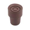 1pc 19mm Rubber Trekking Pole Cap Walking Stick Crutch Ferrule Non-Slip Foot Cover for Trekking Pole Cane Crutch Chairs (Color : Brown) view 4