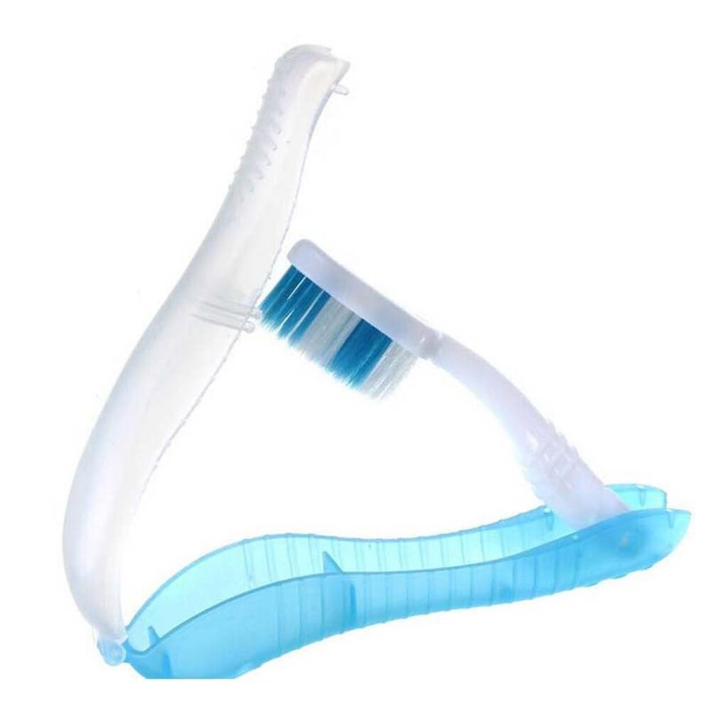 Abbdbd Foldable Soft Toothbrush Travel Toothbrush Mini Portable Folding Toothbrush Easy to Take for Camping Hiking Outdoor