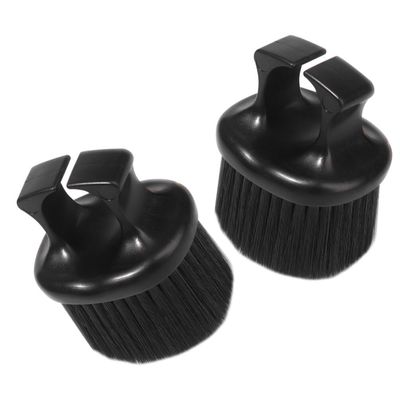 Baluue 2pcs Barber Supplies Portable Oil Brush Men's Beard Grooming Brush Hair Styling Tool