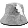Comfortable Felt Sauna Hat Hot Bath Hat Shower Caps Sauna Room Bathroom Heat Protection Felt Bath Accessories for Women view 1