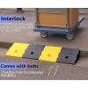 13cm High Car Ramps Heavy Duty Threshold Ramps Portable Lightweight Curb Ramp Driveway Threshold Ramps for Driveways Wheelchairs Vehicles view 3