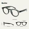 OPULIZE RIO Blue Light Blocking Reading Glasses - Flat Top Frame - Green - Mens Womens - Spring Hinges - B53-6 - +1.50 view 2