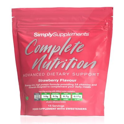 Build Up Drink | Ideal for Gaining Weight | Formulated for the Elderly or Recovering from Illness | UK Manufactured (Strawberry)