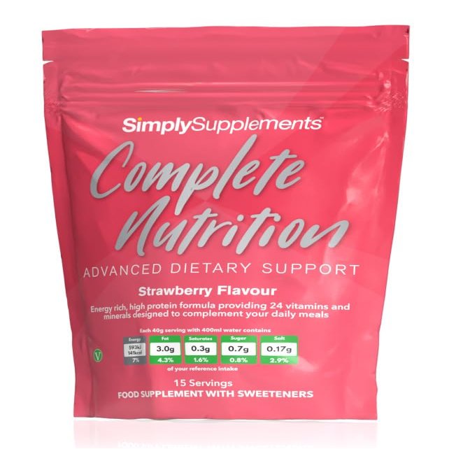 Build Up Drink | Ideal for Gaining Weight | Formulated for the Elderly or Recovering from Illness | UK Manufactured (Strawberry)