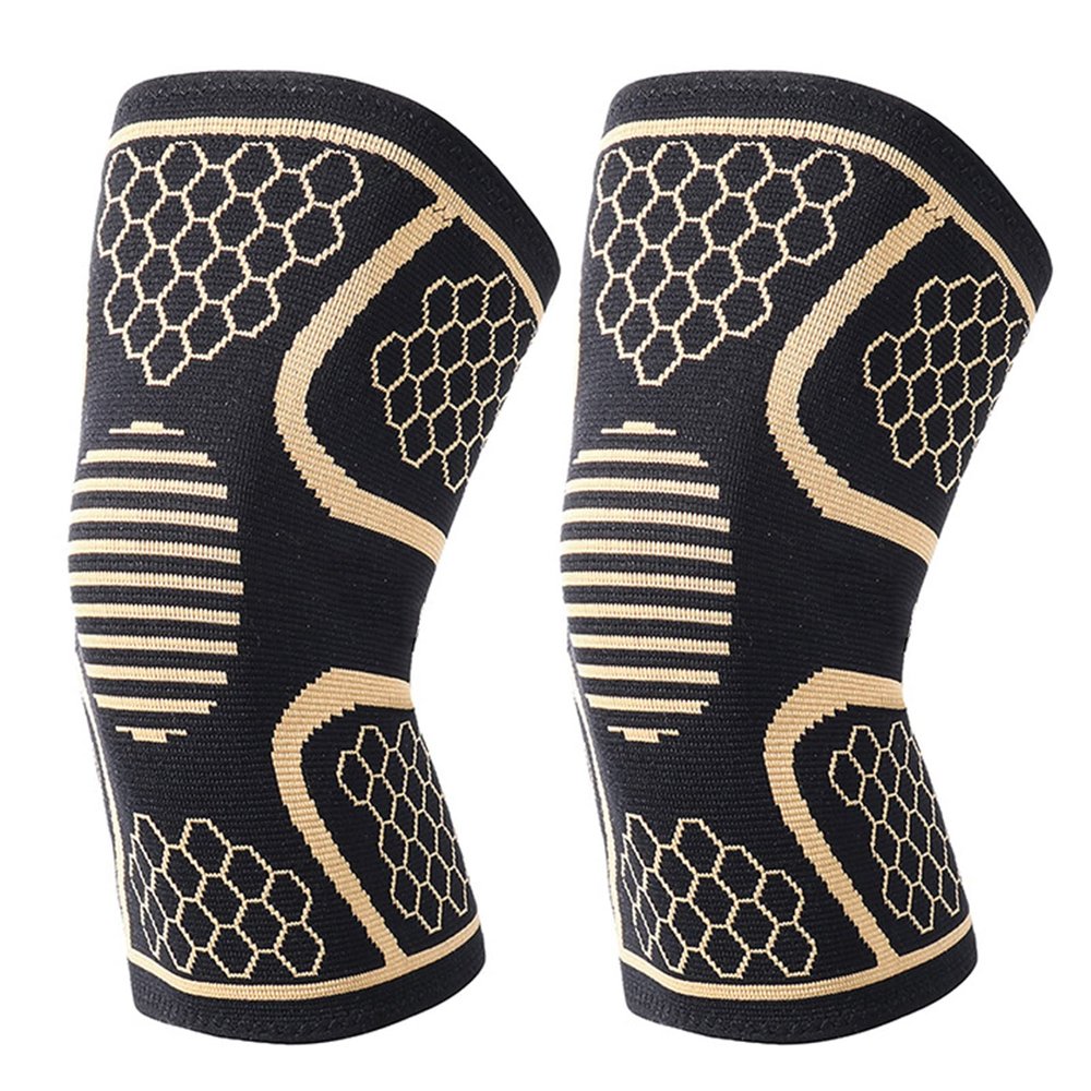 YLSZHYR 2 Pcs Knee Pads Anti Alip Breathable Shock Absorption Protective Knee Brace Sleeve for Running Hiking Basketball Volleyball Knee Pads for Dancers Knee Pads for Men Women Kids(XL)