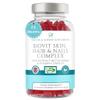 Hair Skin & Nails Gummies, 150 Vegan Raspberry Flavoured Biotin Hair Growth Gummies, high Strength 5000ug of Biotin & 13 Essential Vitamins for Women and Men view 1