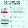 Hair Skin & Nails Gummies, 150 Vegan Raspberry Flavoured Biotin Hair Growth Gummies, high Strength 5000ug of Biotin & 13 Essential Vitamins for Women and Men view 3
