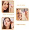 Baluue 2pcs Eyebrow Tweezers Stainless Steel Lash Tweezers Precision for Eyebrow Extensions Portable Beauty Tool Brush view 2