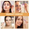 Baluue 2pcs Eyebrow Tweezers Stainless Steel Lash Tweezers Precision for Eyebrow Extensions Portable Beauty Tool Brush view 3
