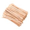 FOMIYES 100pcs Single Use Wooden Oval Body Wax Applicator Sticks for Hair Removal and Nose Hair Waxing, 88mm Wax Sticks for Womens Facial and Body Waxing view 1