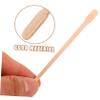 FOMIYES 100pcs Single Use Wooden Oval Body Wax Applicator Sticks for Hair Removal and Nose Hair Waxing, 88mm Wax Sticks for Womens Facial and Body Waxing view 3