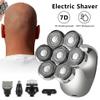 Electric Razor for Men, 5 in 1 7D Electric Head Shaver for Bald Men Electric Men's Grooming Kit Cordless Waterproof LCD Head Shavers Rechargeable view 2