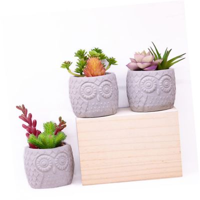 ABOOFAN Simulated Succulent Bonsai Pvc Plant Material Decor Whimsical Home Ornament Artificial Greenery Garland