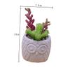 ABOOFAN Simulated Succulent Bonsai Pvc Plant Material Decor Whimsical Home Ornament Artificial Greenery Garland view 2
