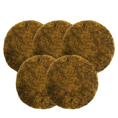 Cow Dung Cake - Mix Of Cow Dung And Paddy Husk, Kande/Upale, 100% Natural Indigenous, Used In Traditional Spiritual Rituals - Pack Of 5 (Approx. 100g Each)