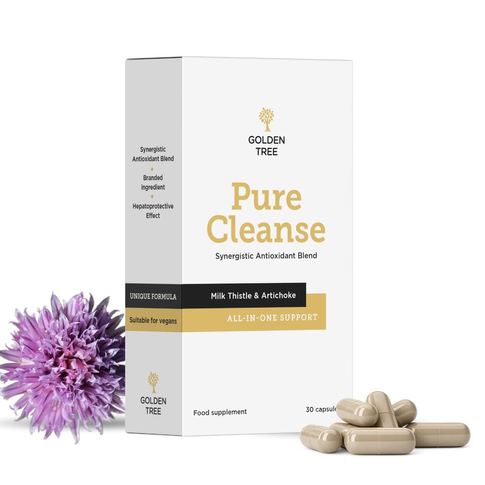Golden Tree Pure Cleanse Herbal Supplement, 30 Capsules