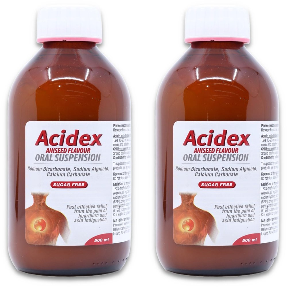 2 x Acidex Aniseed 500ml