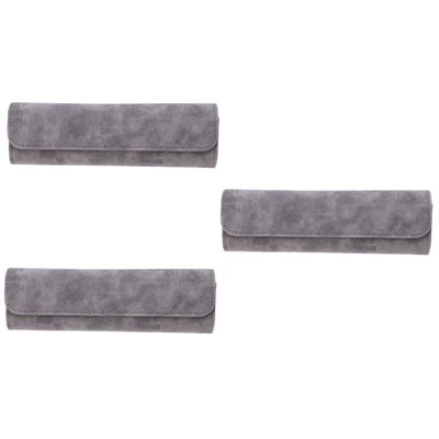 Ciieeo 3pcs Portable Electric Toothbrush Case Travel Toothbrush Storage Wash Case for Traveling Camping Grey
