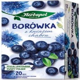 Borwka Z Chabrem Herbata Owocowa Naturalna Polska Herbapol