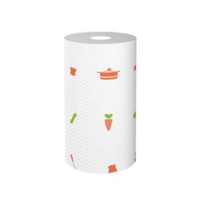 ANKROYU 50 PCS Kitchen Paper Towels, Dishcloth Household, Wet Dry Use Paper Towels, Kitchen Tissue, One Time Use Polyester Dish Paper Towels for Dishes Pots