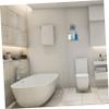 Amosfun Stainless Steel Double Soap Box Kitchen Storage Shelf for Bathroom Items Punch Rack Wall Shelf to Hold Soap Sponge Holder view 2