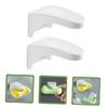 Amosfun 2pcs Magnetic Soap Holder for Wall Draining Soap Rack for Bathroom Sink Kitchen Counter view 3