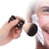 ANKROYU Soft Hair Shaving Brush, Barber Shaving Foam Brush, Wood Handle Beard Shave Cleaning Brush, Professional Salon Tools Hand Crafted Shaving Brush for Men Beard view 3